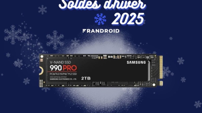 Le modèle 2 To de l’excellent SSD Samsung 990 Pro coûte 100 € de moins grâce aux soldes