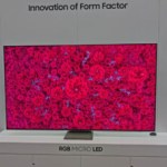 Samsung a présenté son prototype de TV avec rétroéclairage RGB Micro LED au CES 2025