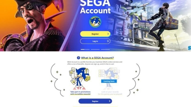 Sega lance un compte unifié pour ses services et jeux Sega lance un compte unifié pour ses services et jeux