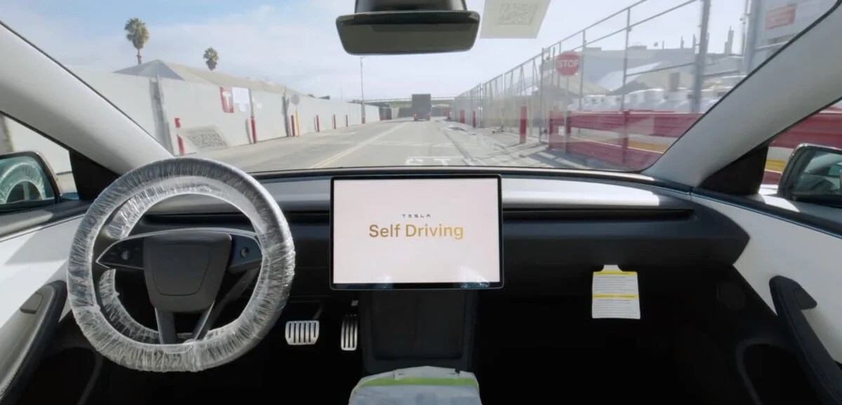 Tesla conduite autonome usine Fremont