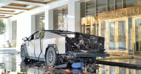 On sait comment un Tesla Cybertruck a explosé devant l’hôtel de Donald Trump