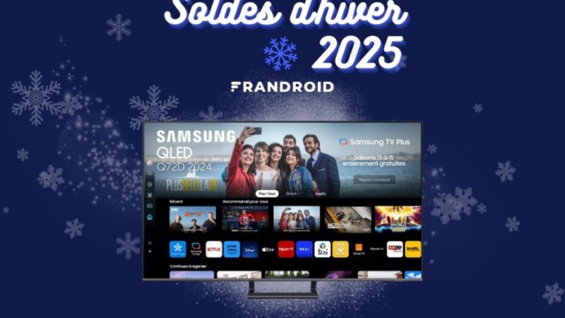 Ce très bon TV 4K QLED 55 pouces et 100 Hz de Samsung chute sous les 700 € pendant les soldes Ce très bon TV 4K QLED 55 pouces et 100 Hz de Samsung chute sous les 700 € pendant les soldes