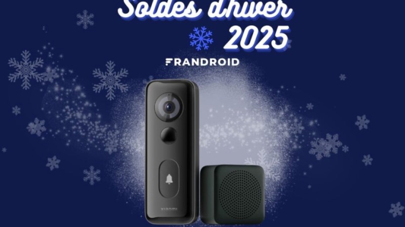 La récente sonnette connectée de Xiaomi, qui filme en 2K, est de retour en promotion pendant les soldes (-20 %)