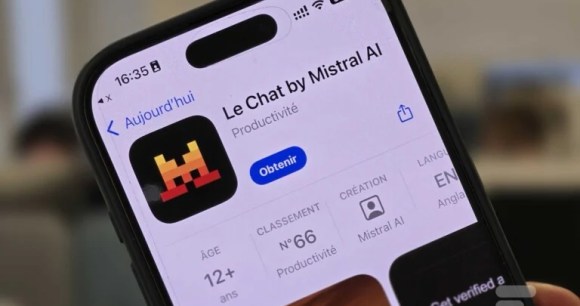 L'IA française Mistral est disponible en application