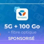 Forfait 5G de 100 Go et fibre ultra rapide à prix doux : cette offre combinée est unique Forfait 5G de 100 Go et fibre ultra rapide à prix doux : cette offre combinée est unique