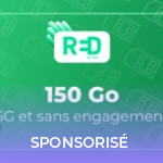 De 40 à 150 Go, il y a forcément un forfait mobile RED à petit prix fait pour vous