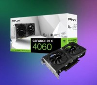 PNY GeForce RTX 4060 VERTO édition double ventilateur 8 Go GDDR6 DLSS3 // Source : Frandroid