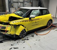 Mini Cooper E EuroNCAP / Crédit : EuroNCAP