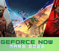 Illustres Catalogue GeForce Now mars 2025