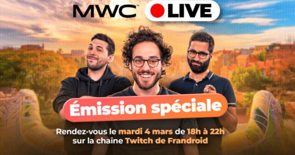 Frandroid sort le grand jeu avec un live Twitch spécial MWC de 4h : duplex, grandes annonces, jeu et débat au programme