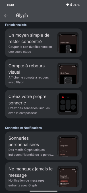 Nothing Phone (3a) - Glyph 1