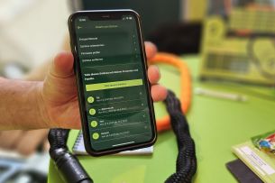 Antivol vélo Serea application partage