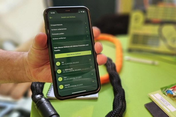Antivol vélo Serea application partage