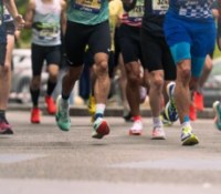 Des marathoniens lors du marathon de Paris 2025 // Source : Geoffroy Husson
