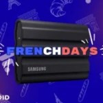 Grâce aux French Days, l’excellent SSD externe Samsung T7 Shield 2 To est 50 € moins cher, idéal pour emmener vos données partout Grâce aux French Days, l’excellent SSD externe Samsung T7 Shield 2 To est 50 € moins cher, idéal pour emmener vos données partout