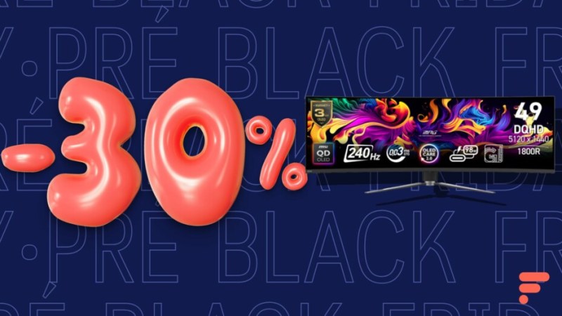 Cet écran PC MSI géant incurvé de 49 pouces (OLED et 240 Hz) perd 30 % de son prix lors du pré-Black Friday 