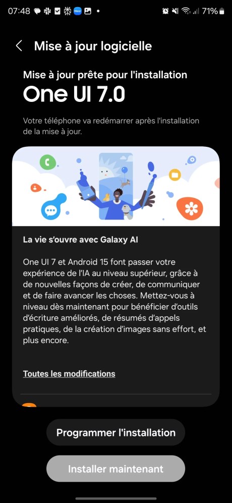 One UI 7 Samsung Galaxy S24 Ultra installation