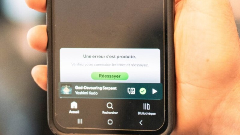 Panne de Spotify terminée : l’application fonctionne à nouveau