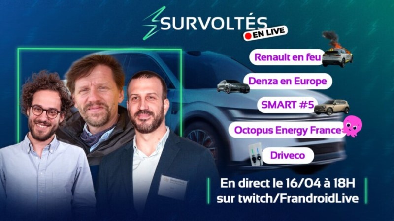 Mégane électrique incendiée, recharge ultra rapide, bolide à 1000 chevaux : rendez-vous ce soir dans notre émission Twitch Survoltés