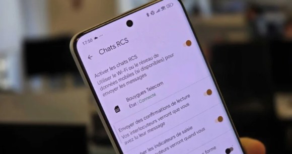 L'activation des Chats RCS sur Google Messages // Source : Frandroid