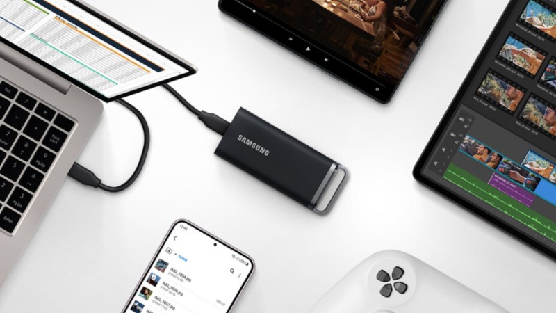 Le prix du SSD externe Samsung Evo T5 avec 8 To de stockage n’a jamais été aussi bas que maintenant grâce à ce code promo