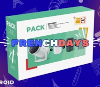 Ce pack avec un vidéoprojecteur Samsung The Freestyle 2 + batterie s’allège de 100 € grâce aux French Days