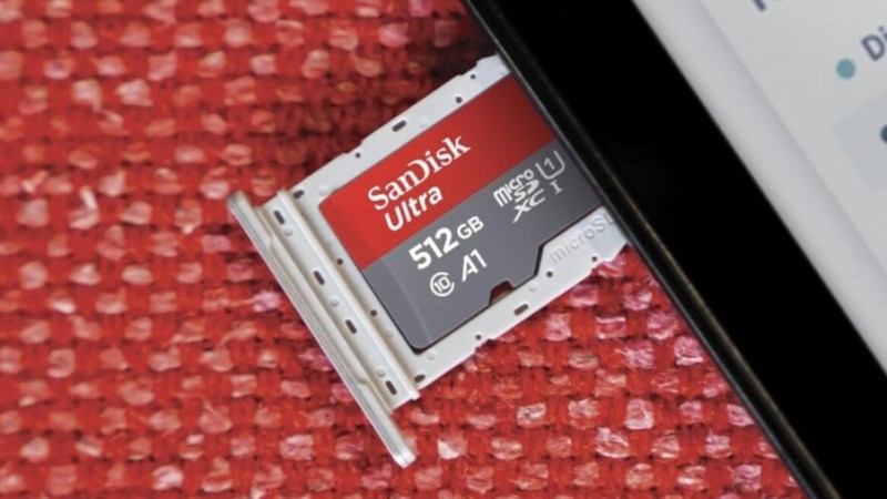 À peine 30 € pour une microSD SanDisk Ultra de 512 Go, mais elle ne sera pas compatible avec votre future Nintendo Switch 2