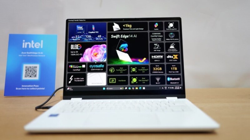 L’Acer Swift Edge 14 AI résout le plus grand défaut des écrans OLED L’Acer Swift Edge 14 AI résout le plus grand défaut des écrans OLED