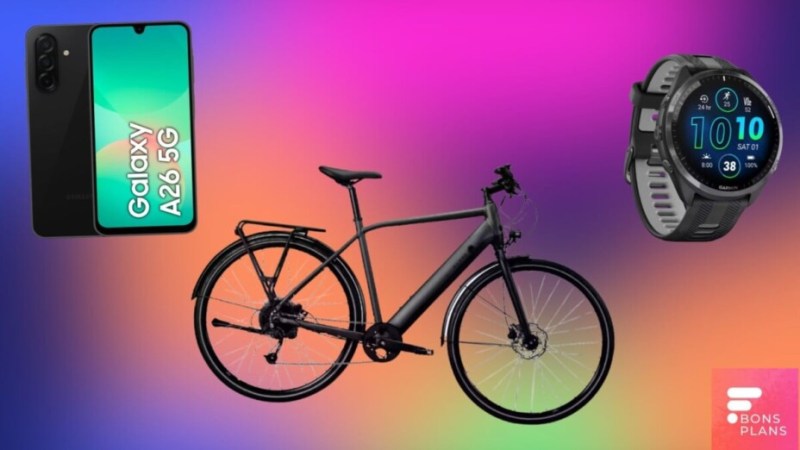 Un VAE avec 115 km d’autonomie à prix cassé, le Samsung Galaxy A36 et la Garmin Forerunner 965 en forte promotion —  les deals de la semaine