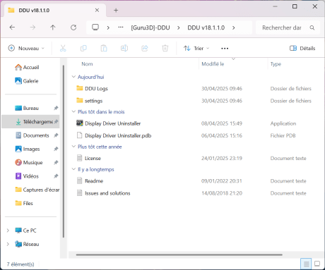 DDU Windows