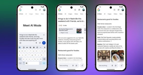 Google : avec AI Mode, la révolution du moteur de recherche va encore plus loin