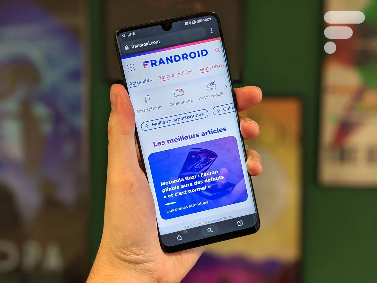 Le navigateur Google Chrome sur Android