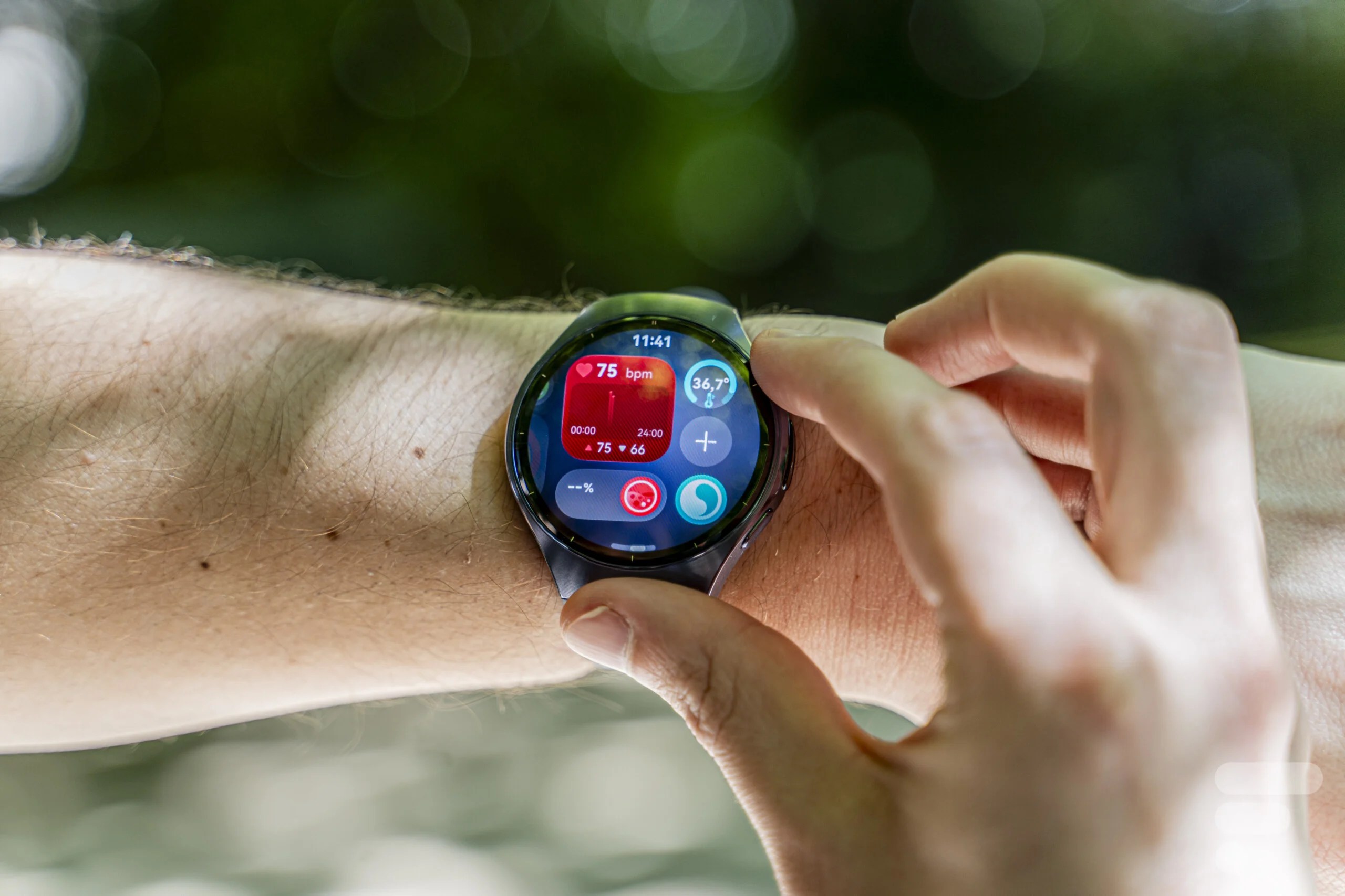 Widgets sur la Huawei Watch 5