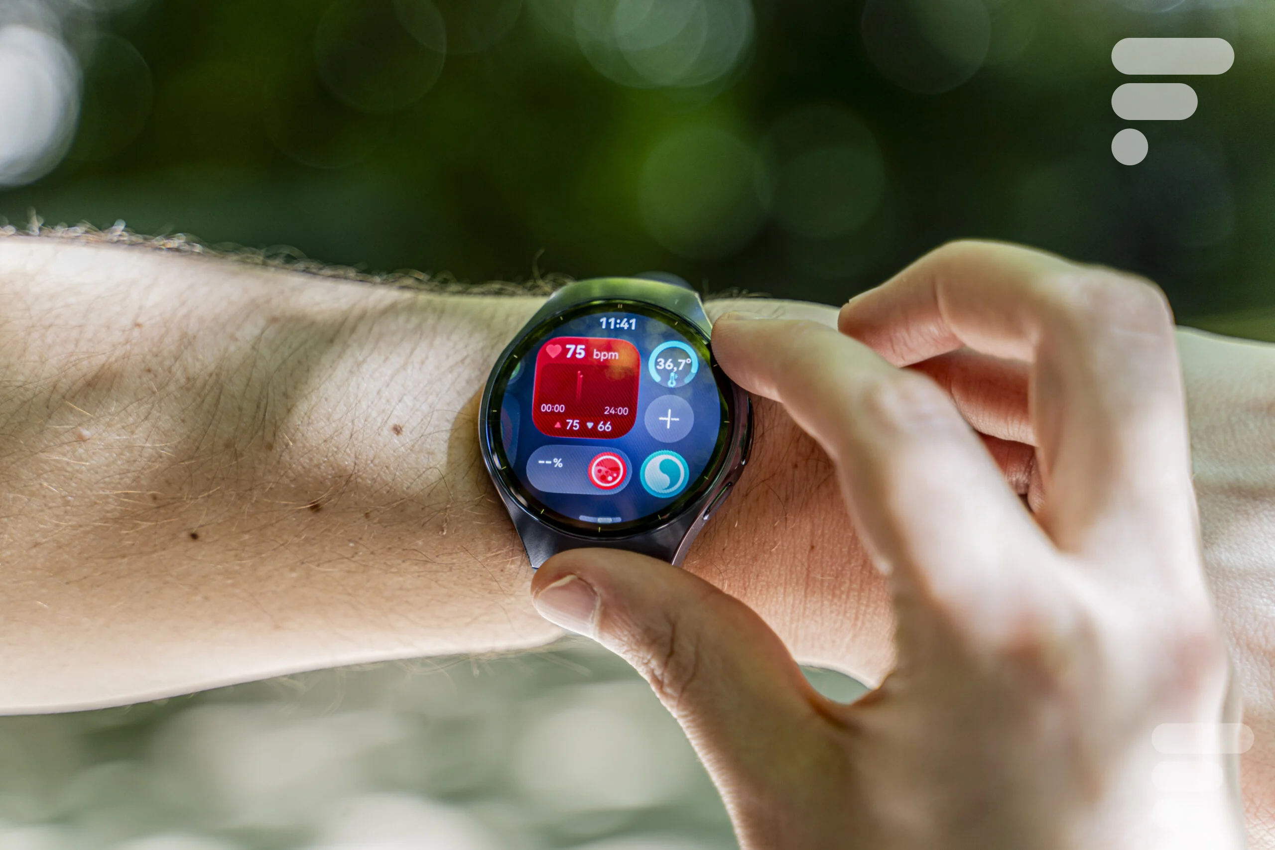 Widgets sur la Huawei Watch 5