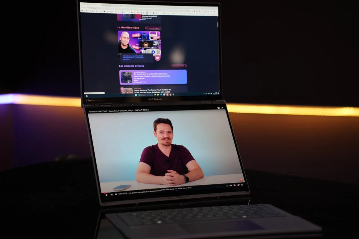 Test de l’Asus Zenbook Duo UX8406 (2025) : le laptop le plus cool de 2025