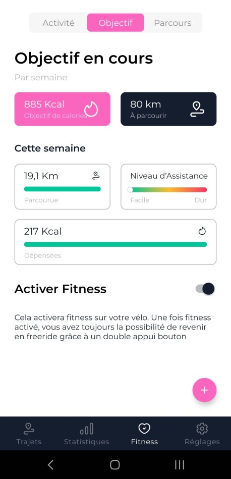 Iweech Promenade appli Fitness