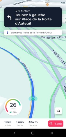 Iweech Promenade appli navigation GPS