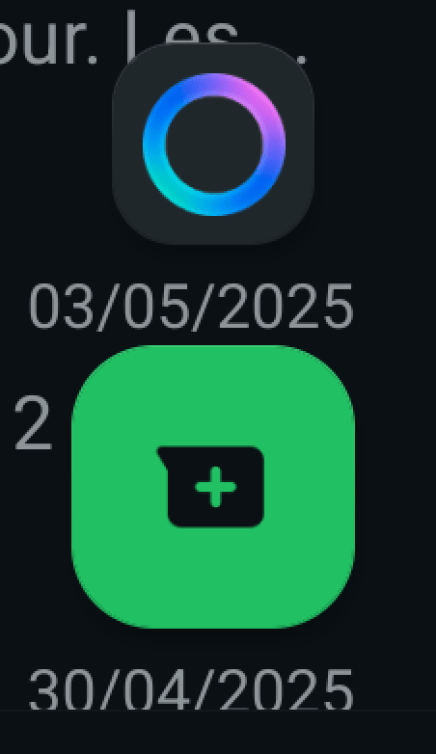 Meta AI bouton WhatsApp Android