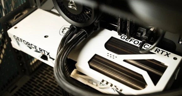 La génération de contenu par IA s'appuie sur les performances des cartes graphiques Nvidia de dernière génération.