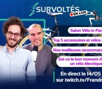 Antivol vélo qui pue le cadavre, nos recommandations vélos électriques et débrief’ du Vélo in Paris : rendez-vous dans notre prochaine émission Survoltés
