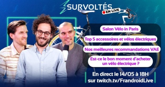 Antivol vélo qui pue le cadavre, nos recommandations vélos électriques et débrief’ du Vélo in Paris : rendez-vous dans notre prochaine émission Survoltés