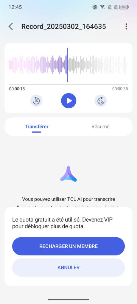 TCL 60 SE - IA payante 1