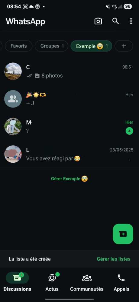 WhatsApp liste 2