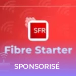 SFR Fibre Starter Internet + téléphone : la vitesse de la fibre sans superflu (et sans frais d’ouverture de ligne)