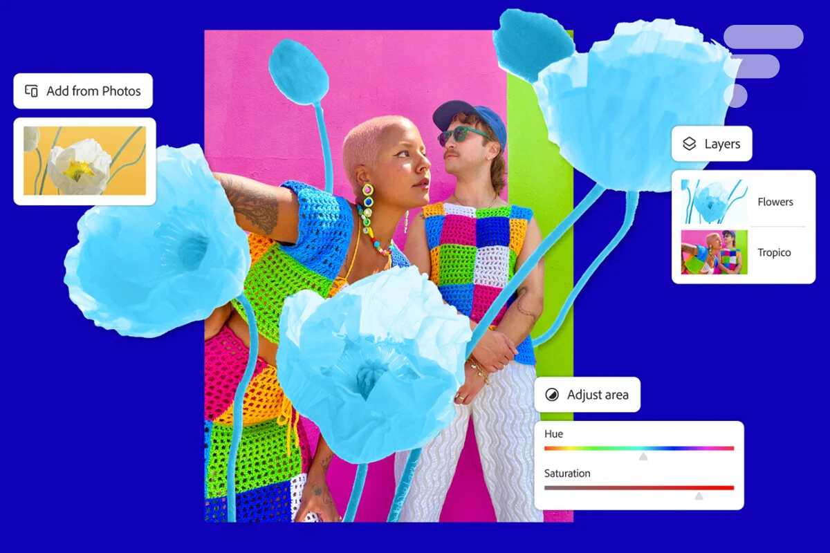 Les options de Photoshop Mobile