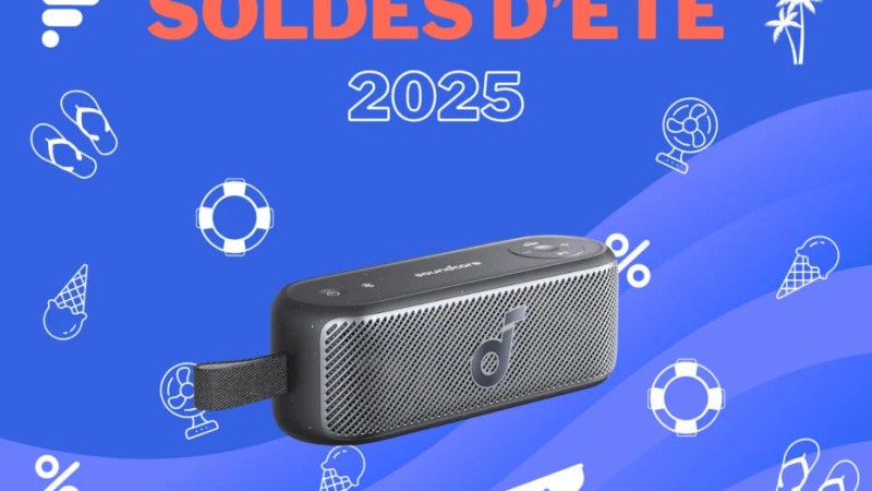 Cette enceinte compacte et légère animera vos soirées d’été à petit prix grâce à cette offre des soldes sur Amazon