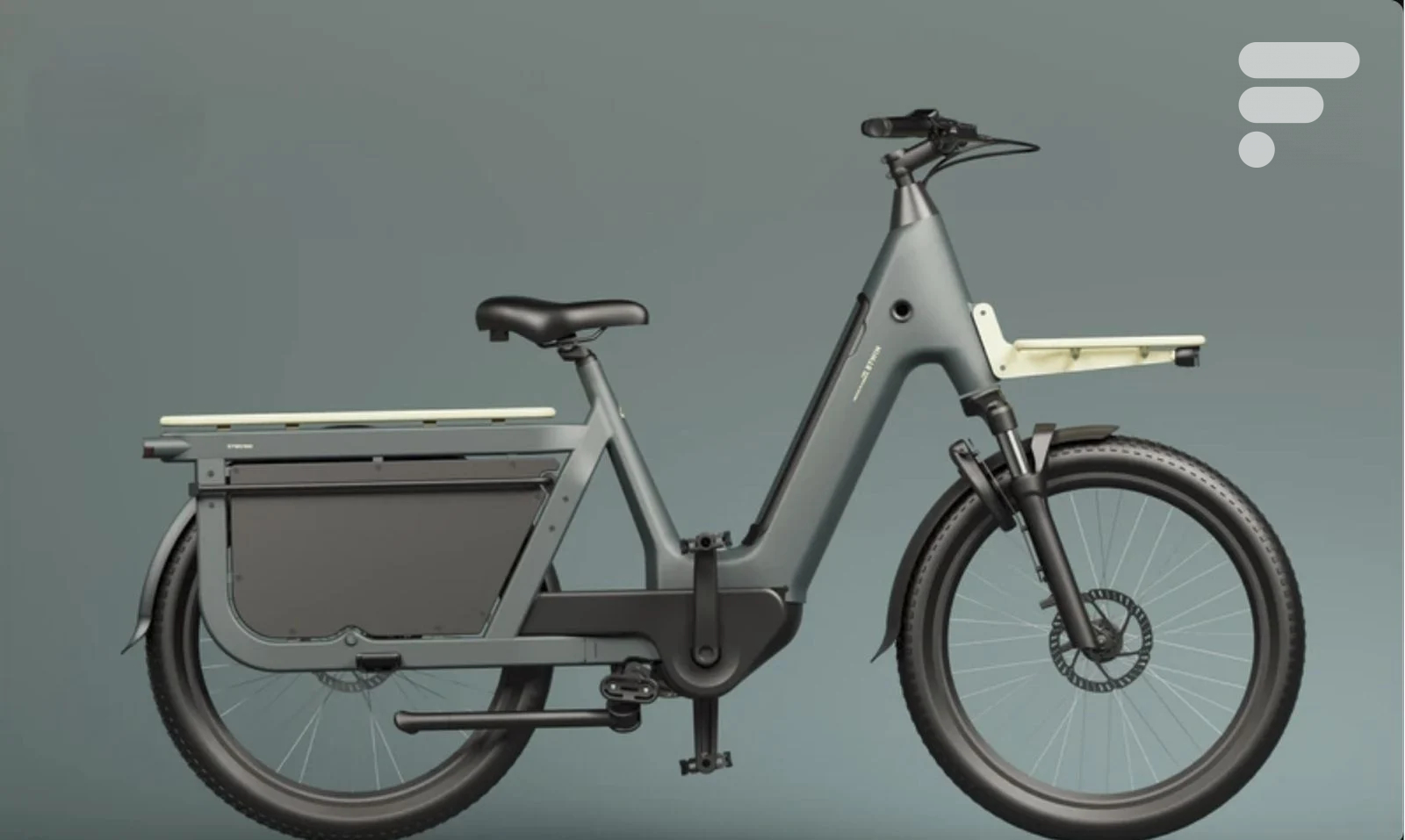 Decathlon Btwin E Two 900 vélo cargo électrique midtail