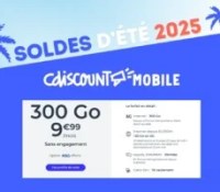 Forfait 5G 300 Go Cdiscount Mobile // Source : Frandroid