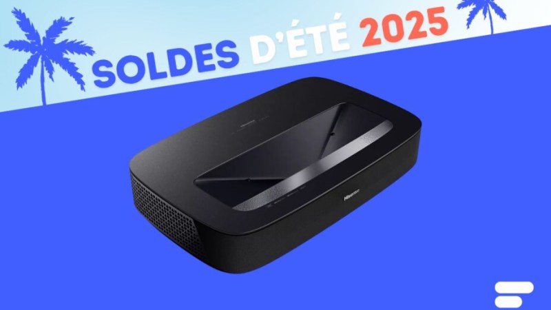 Les soldes démarrent fort chez Boulanger avec ce vidéoprojecteur laser 4K ultra courte focale Hisense à -20 %