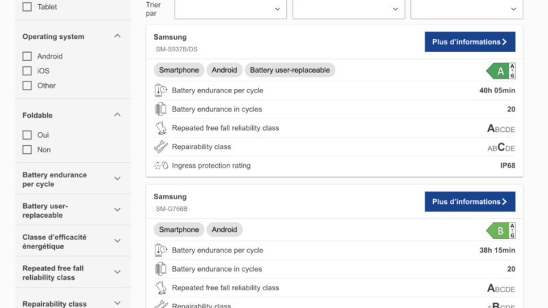 Comment et où consulter la fiche énergie officielle de votre smartphone et de votre tablette ?